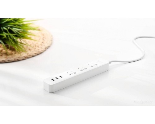 Удлинитель Xiaomi Mi Power Strip 3 (3 USB, белый, китайская версия)