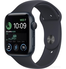 Умные часы Apple Watch SE 2 40 мм (алюминиевый корпус, полуночный/полуночный, спортивный силиконовый ремешок)