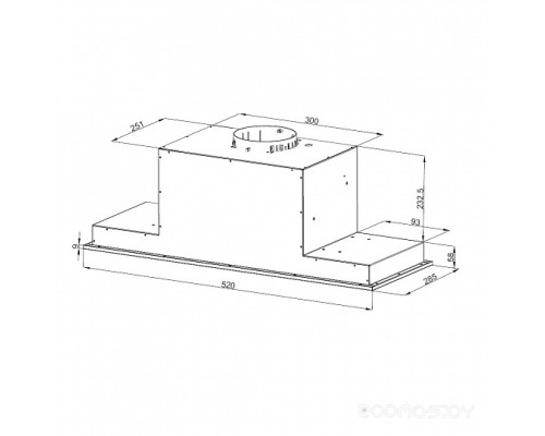 Вытяжка Korting KHI 6777 GB