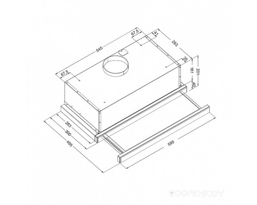 Вытяжка Korting KHP 6512 X