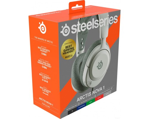 Наушники SteelSeries Arctis Nova 1 (белый)