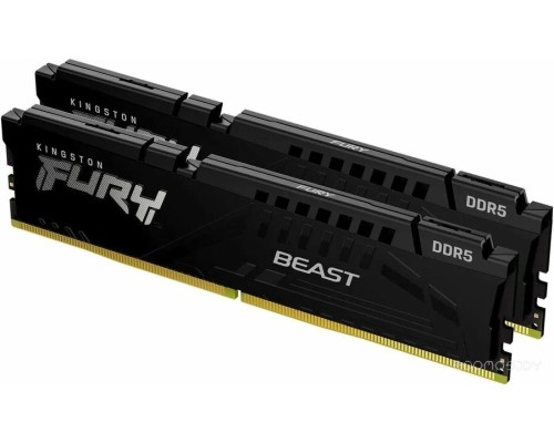 Модуль памяти Kingston FURY Beast RGB 32ГБ DDR5 6000МГц KF560C40BBAK2-32