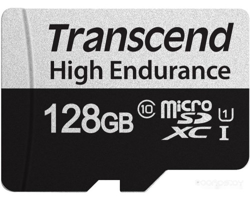 Карта памяти Transcend microSDXC TS128GUSD350V 128GB (с адаптером)