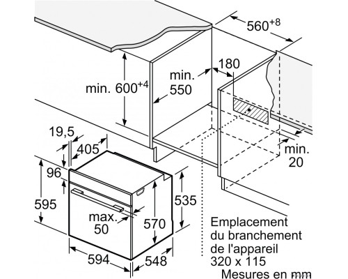 Духовой шкаф Bosch Serie 4 HBA553BA0