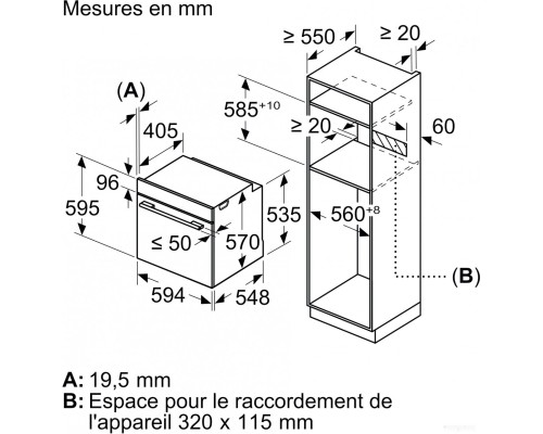 Духовой шкаф Bosch Serie 4 HBA553BA0