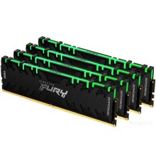 Модуль памяти Kingston FURY Renegade RGB 4x32GB DDR4 PC4-25600 KF432C16RBAK4/128