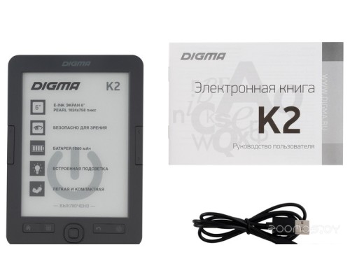 Электронная книга DIGMA K2