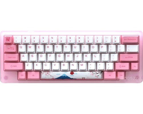 Клавиатура Akko ACR 59 Acrylic Tokyo (Akko CS Jelly Pink)