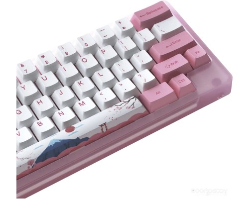 Клавиатура Akko ACR 59 Acrylic Tokyo (Akko CS Jelly Pink)