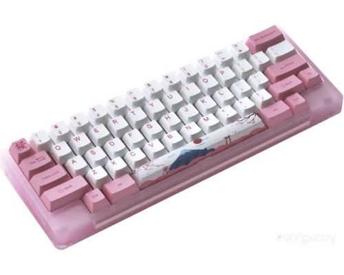 Клавиатура Akko ACR 59 Acrylic Tokyo (Akko CS Jelly Pink)