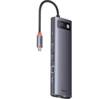 USB-хаб Baseus Metal Gleam Series 12-in-1 Multifunctional Type-C Hub Docking Station WKWG020213