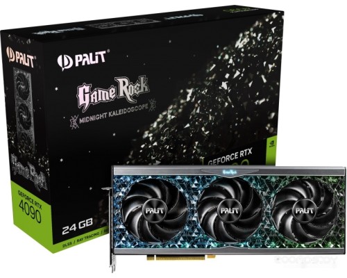 Видеокарта PALIT GeForce RTX 4090 GameRock OC 24G NED4090S19SB-1020G