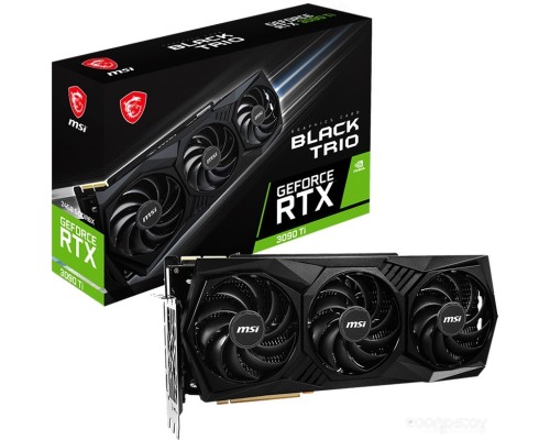 Видеокарта MSI GeForce RTX 3090 Ti Black Trio 24G