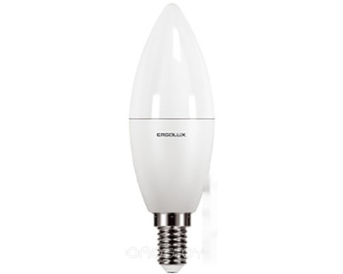 Лампочка Ergolux LED C35 E14 9 Вт 4500 К