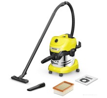 Промышленный пылесос Karcher WD 4 S V-20/5/22 (Yellow-Inox)