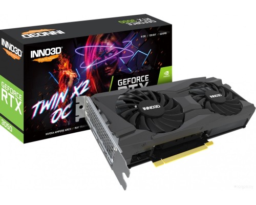 Видеокарта Inno3D GeForce RTX 3050 Twin X2 OC N30502-08D6X-11902130