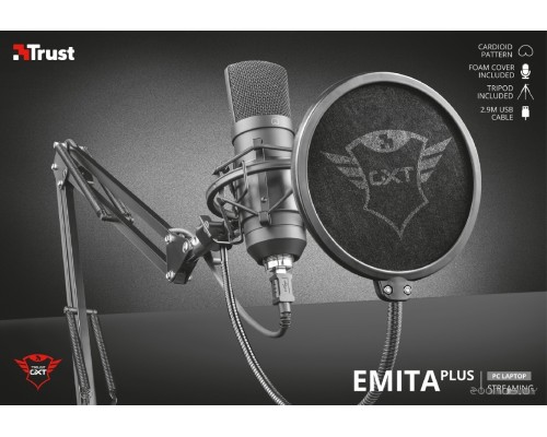 Проводной микрофон Trust GXT 252+ Emita Plus