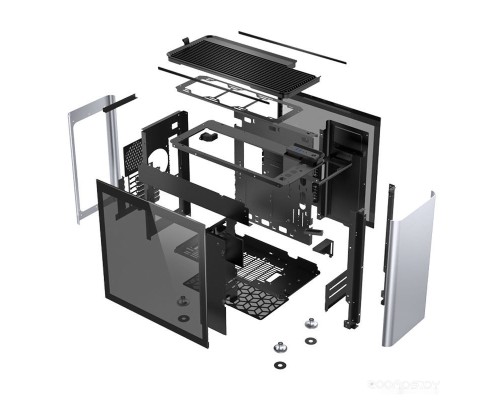 Корпус Jonsbo Jonsplus i400-G (серебристый)