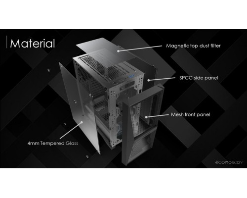 Корпус Raijintek Silenos MS Pro (черный)