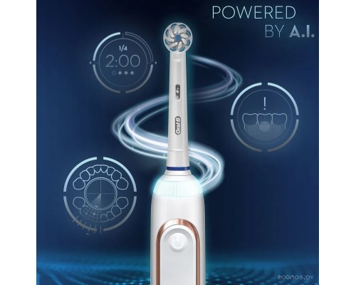 Электрическая зубная щетка Oral-B Genius X 20000N D706.515.6X (золотистый)