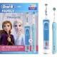 Электрическая зубная щетка Oral-B Pro 1 Cross Action и Kids D16.513.1U + D100.410.2K (голубой)