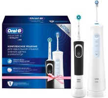 Электрическая зубная щетка Oral-B Aquacare 4 MDH20.016.2 + Vitality Pro Cross Action D100.413.1