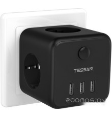 Сетевой фильтр Tessan TS-301-DE (черный)