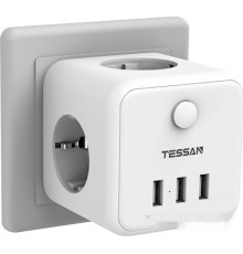 Сетевой фильтр Tessan TS-301-DE (белый)