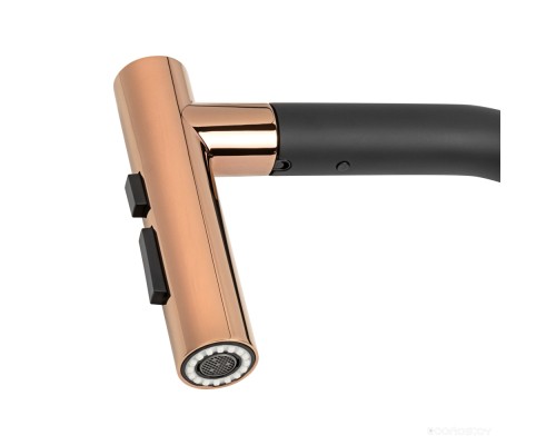 Смеситель Zorg ZRN 980128 (gunblack gold rosy)