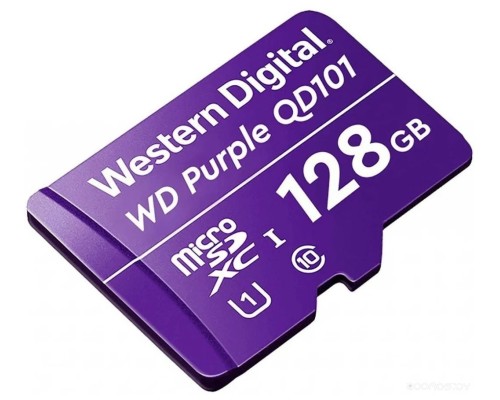 Карта памяти Western Digital Purple SC QD101 microSDXC WDD128G1P0C 128GB