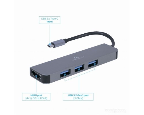 USB-хаб Cablexpert A-CM-COMBO2-01