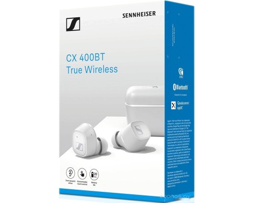 Наушники Sennheiser CX 400BT True Wireless (белый)