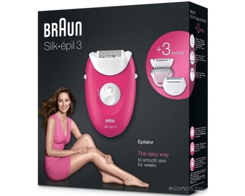 Эпилятор Braun Silk-epil 3 3-410