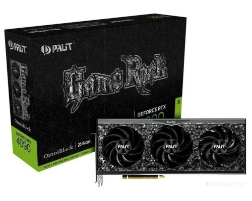 Видеокарта PALIT GeForce RTX 4090 GameRock OmniBlack 24G NED4090019SB-1020Q
