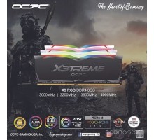 Модуль памяти OCPC X3 RGB Black 2x32ГБ DDR4 3200 МГц MMX3A2K64GD432C16