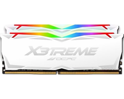 Модуль памяти OCPC X3 RGB White 2x16ГБ DDR4 3200 МГц MMX3A2K32GD432C16W