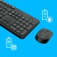 Клавиатура + мышь Logitech MK235 Wireless Keyboard and Mouse [920-007948]