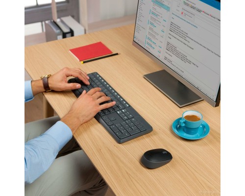 Клавиатура + мышь Logitech MK235 Wireless Keyboard and Mouse [920-007948]