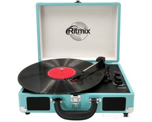 Виниловый проигрыватель Ritmix LP-160B (бирюзовый)