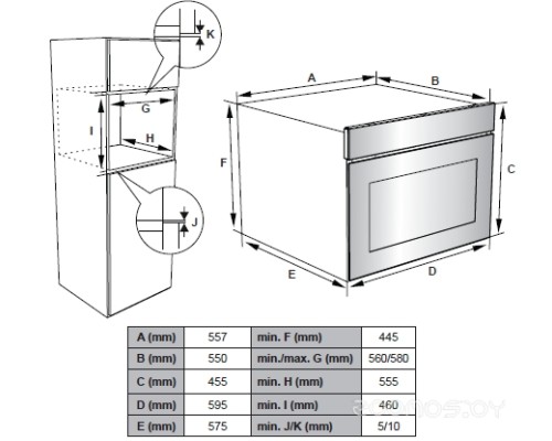 Духовой шкаф Weissgauff EO 459 SDB