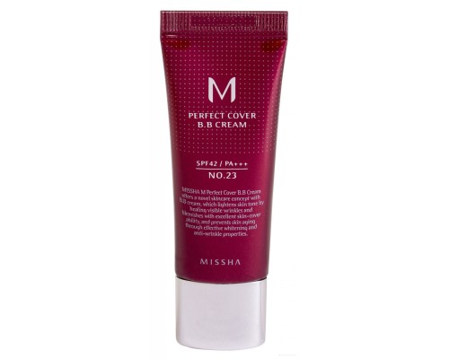 BB-крем Missha M Perfect Cover SPF42 PA+++ 20мл (No 23)