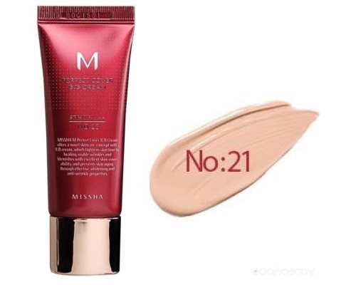 BB-крем Missha M Perfect Cover SPF42 PA+++ 20 мл (тон 21)