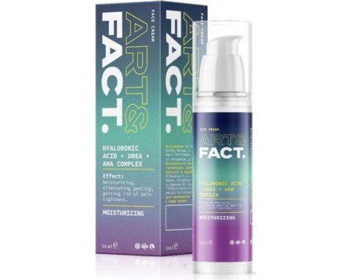 Крем для лица Art&Fact Крем для лица интенсивно увлажняющий hyaluronic acid + urea + aha complex