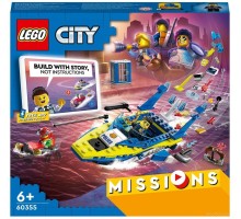 Конструктор Lego City 60355 Детективные миссии водной полиции
