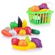 Набор игрушечных продуктов СТРОМ Фрукты и овощи в корзине У758