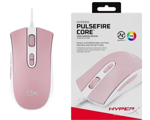 Игровая мышь HyperX Pulsefire Core 639P1AA (Розовый)