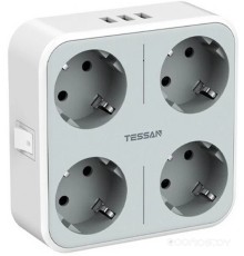 Сетевой фильтр Tessan TS-302 (Grey)