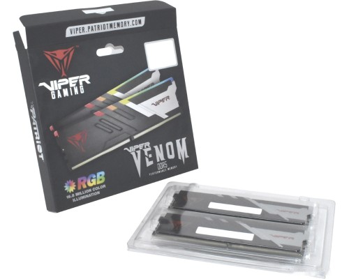 Модуль памяти Patriot Viper Venom RGB 2x8ГБ DDR5 5600МГц PVV516G560C40K