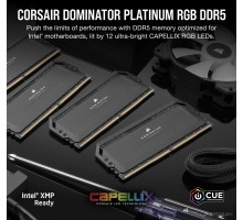 Модуль памяти Corsair Dominator Platinum RGB 2x16ГБ DDR5 5600 МГц CMT32GX5M2B5600Z36