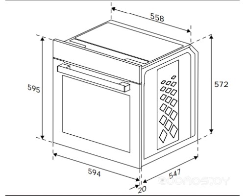 Духовой шкаф Beko BBIM 12300 X